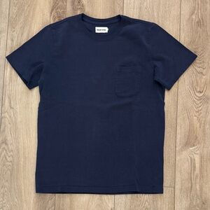 Taylor stitch heavy bag tee size 40/M Navy Blue Men's T-Shirt